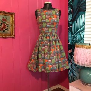 Handmade Retro Monster Party Dress